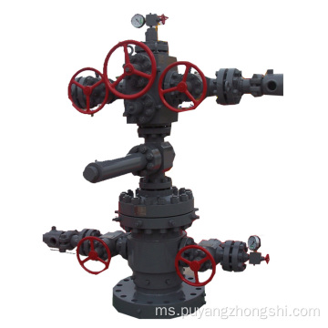 API 6A Wellhead Equipment Tree Christmas dengan Injap